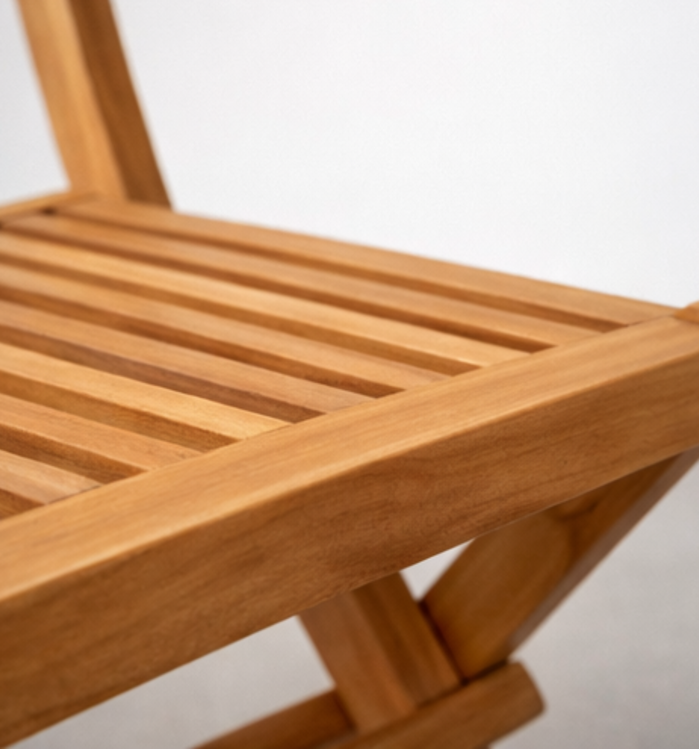 KAVI Solid Teak Wood Dining Chair - Image 3